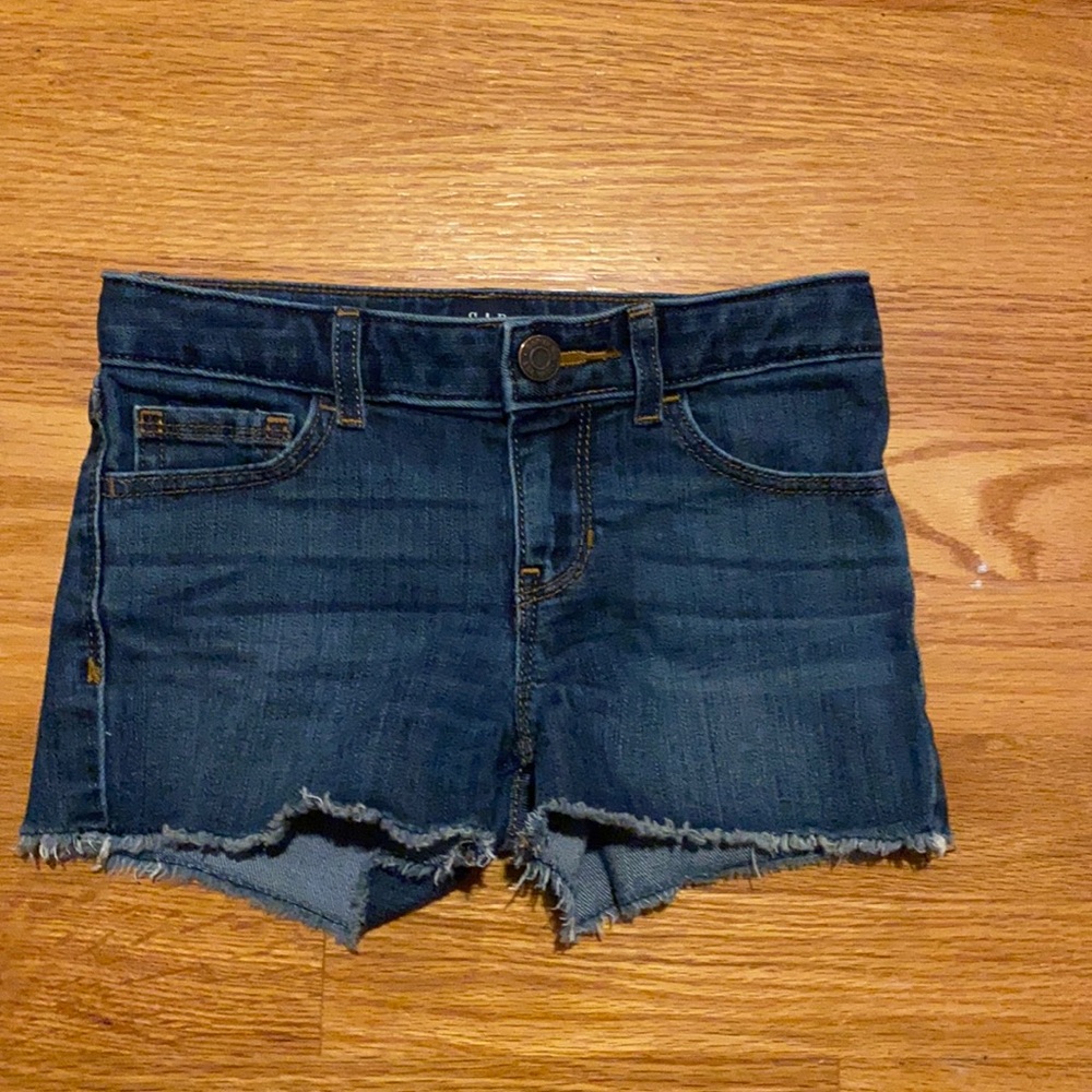 Gap, girls denim cut off shorts; sz 6
